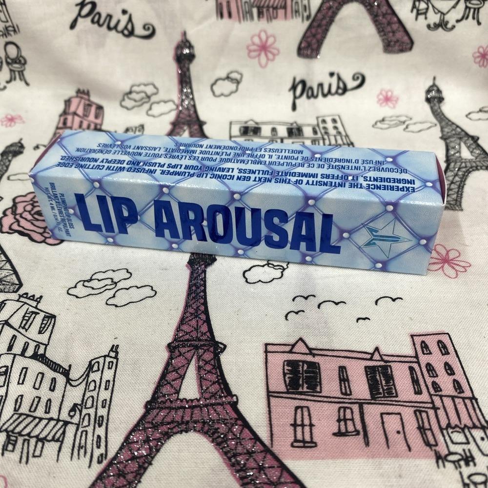 jeffree star cosmetics lip Arousal Plumping Lip gloss "strawberry latex"